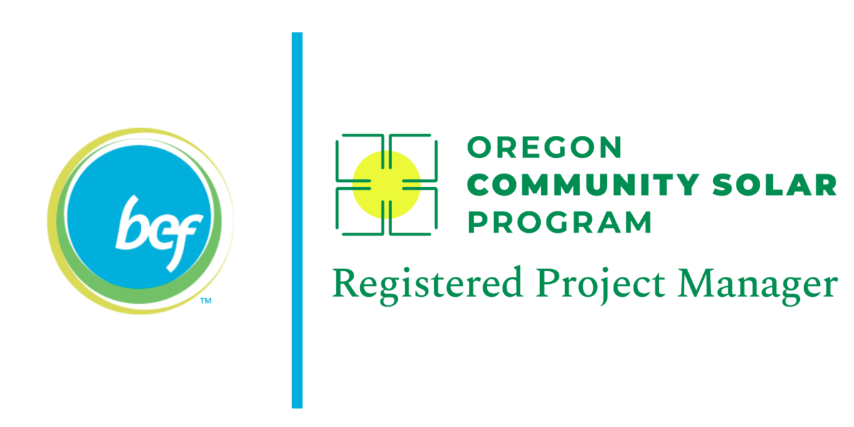 BEF Oregon Community Solar Program Project Manager logo