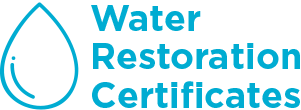 water restoration certificates logo